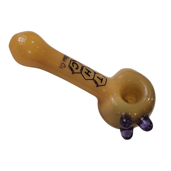 THC GLASS CO. SPOONS / Colored W Dots